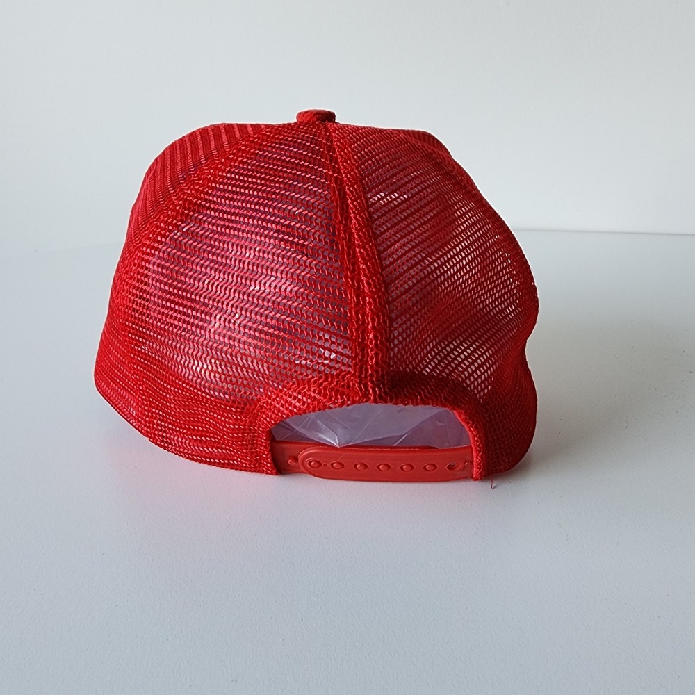 Vintage 80s Guardian Chemicals Corduroy‎ Trucker Hat Cap Snap Back Patch Soldier - Picture 4 of 14